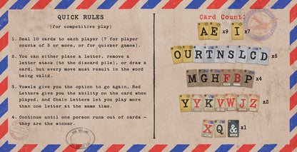 Dead Letters - A Word-Building Game