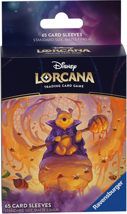 Disney's Lorcana - Rise Of The Floodborn - Pooh Bear - 65 Card Sleeves - Ravensburger