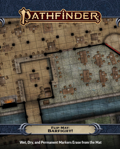 Pathfinder Flip-Mat - BARFIGHT!
