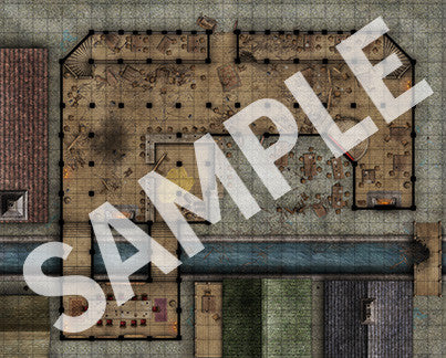 Pathfinder Flip-Mat - BARFIGHT!