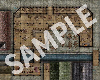 Pathfinder Flip-Mat - BARFIGHT!