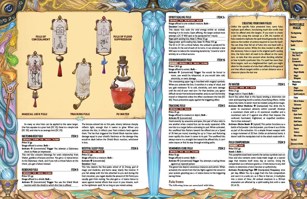 Pathfinder 2nd Edition - Impossible Magic - Special Edition