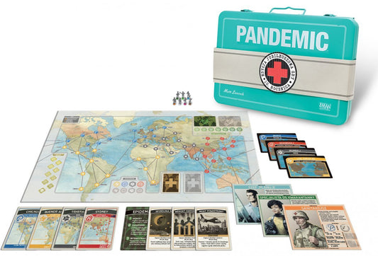 Pandemic - 10th  Anniversary  LIMITED EDITION - The Co-Operative Board Game - Z-Man Games
