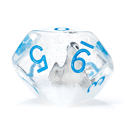 “Penguin” Inclusion Dice - Polyhedral 7-Dice Set