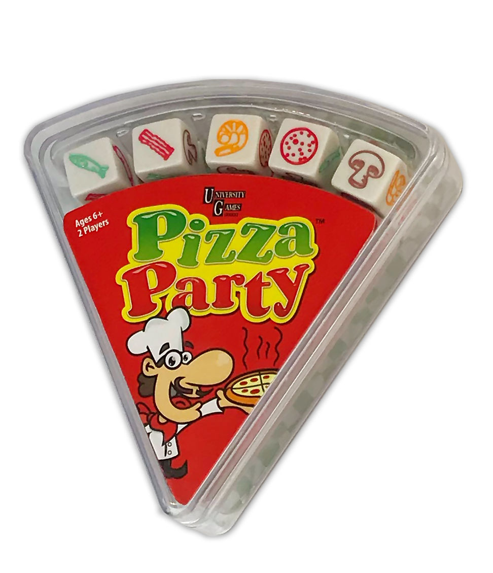 Pizza Party - Roll out your dice to make dough! - University Games