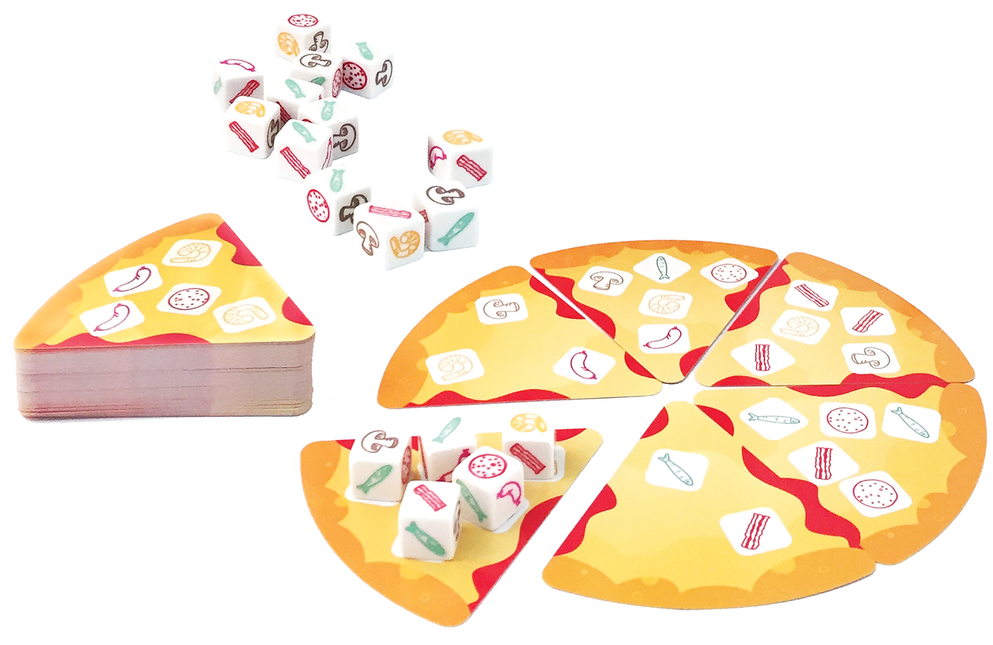 Pizza Party - Roll out your dice to make dough! - University Games