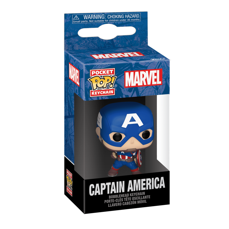 FUNKO POP! KEYCHAIN: Marvel: Captain America (New Classics)