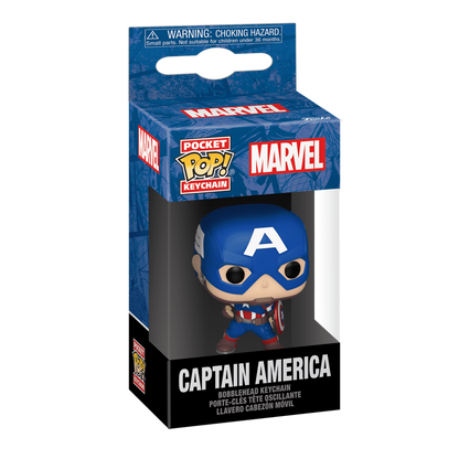 FUNKO POP! KEYCHAIN: Marvel: Captain America (New Classics)