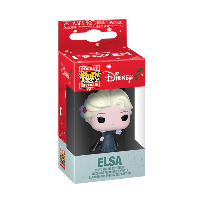 Funko POP! Keychain: Disney Princess Holiday - Elsa
