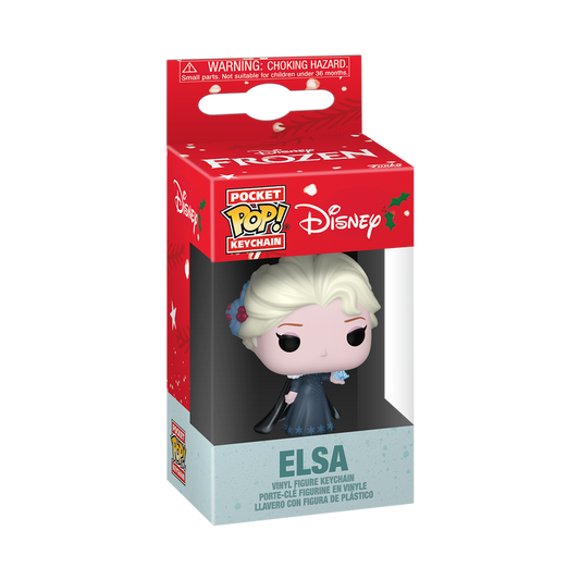 Funko POP! Keychain: Disney Princess Holiday - Elsa