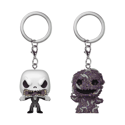 Funko POP! Keychain: The Nightmare Before Christmas 2-Pack - Jack & Oogie