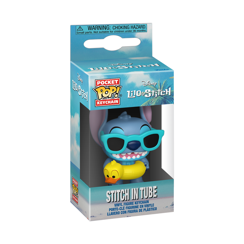 FUNKO POP! Keychain: Lilo & Stitch - Stitch In A Tube!