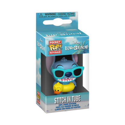 FUNKO POP! Keychain: Lilo & Stitch - Stitch In A Tube!