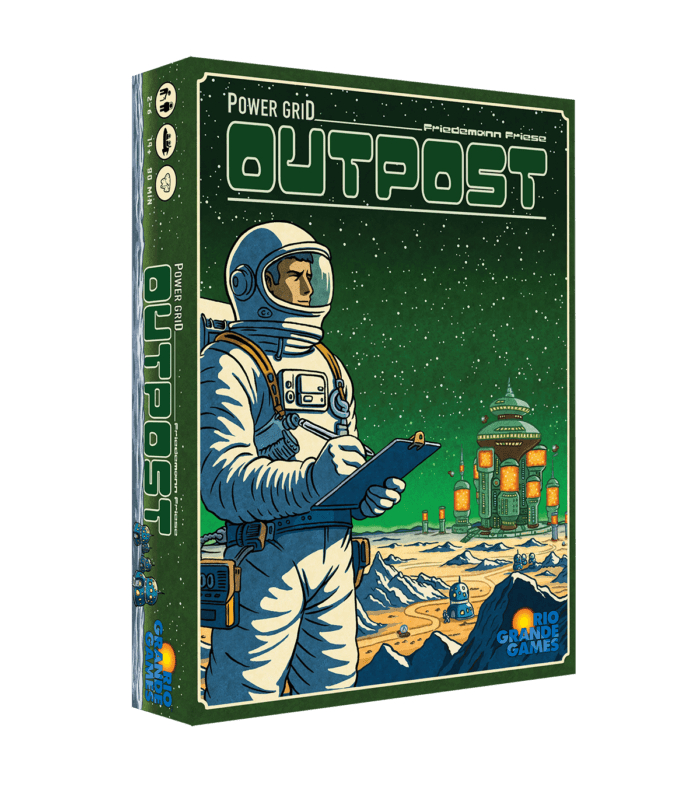 Power Grid - OUTPOST - Sci-Fi Board Game - Rio Grande Games