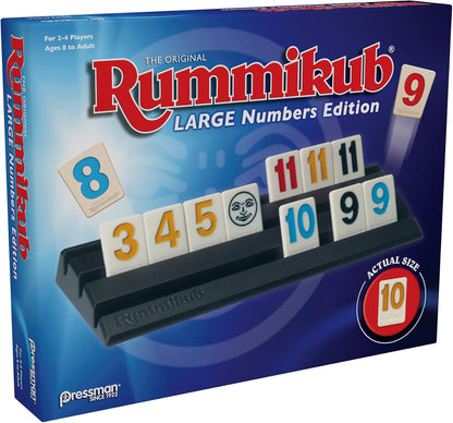 Rummikub - Large Numbers Edition - Classic Rummy Game - Pressman