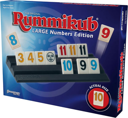 Rummikub - Large Numbers Edition - Classic Rummy Game - Pressman