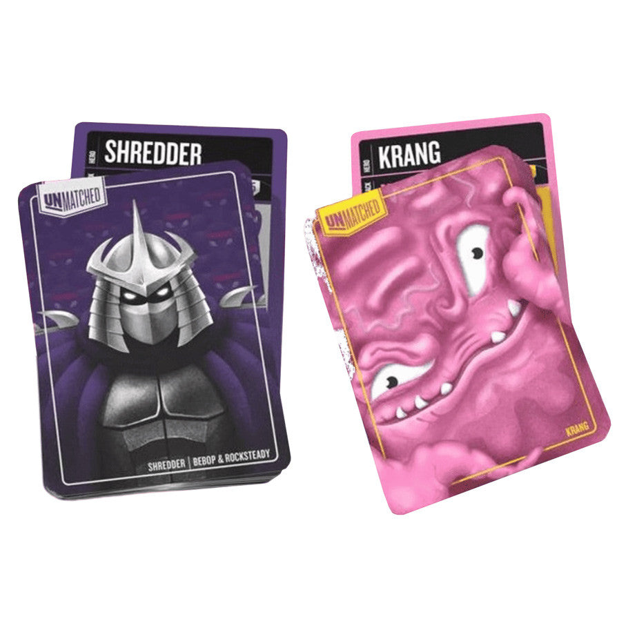 Unmatched Adventures: TMNT - Teenage Mutant Ninja Turtles: Shredder/Krang Hero Deck Expansion - Restoration Games
