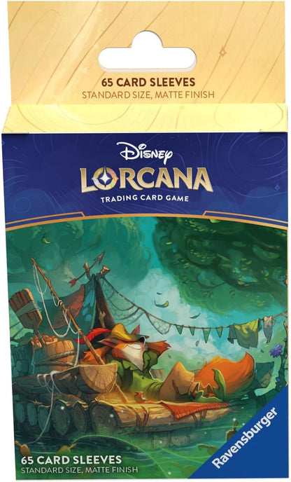 Disney's Lorcana - Into the Inklands - Robin Hood - 65 Card Sleeves - Ravensburger