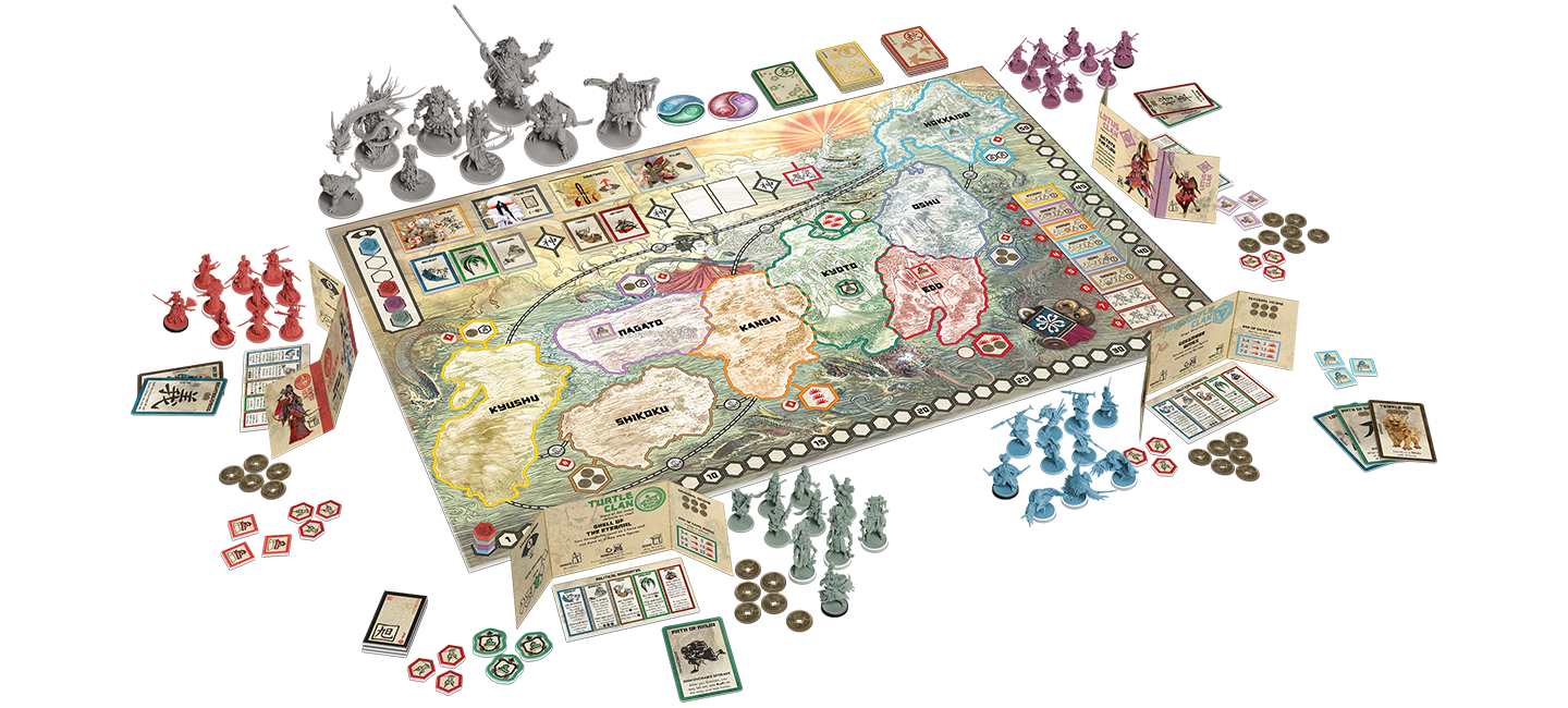Rising Sun - A Game of Feudal Japan -  CMON Games