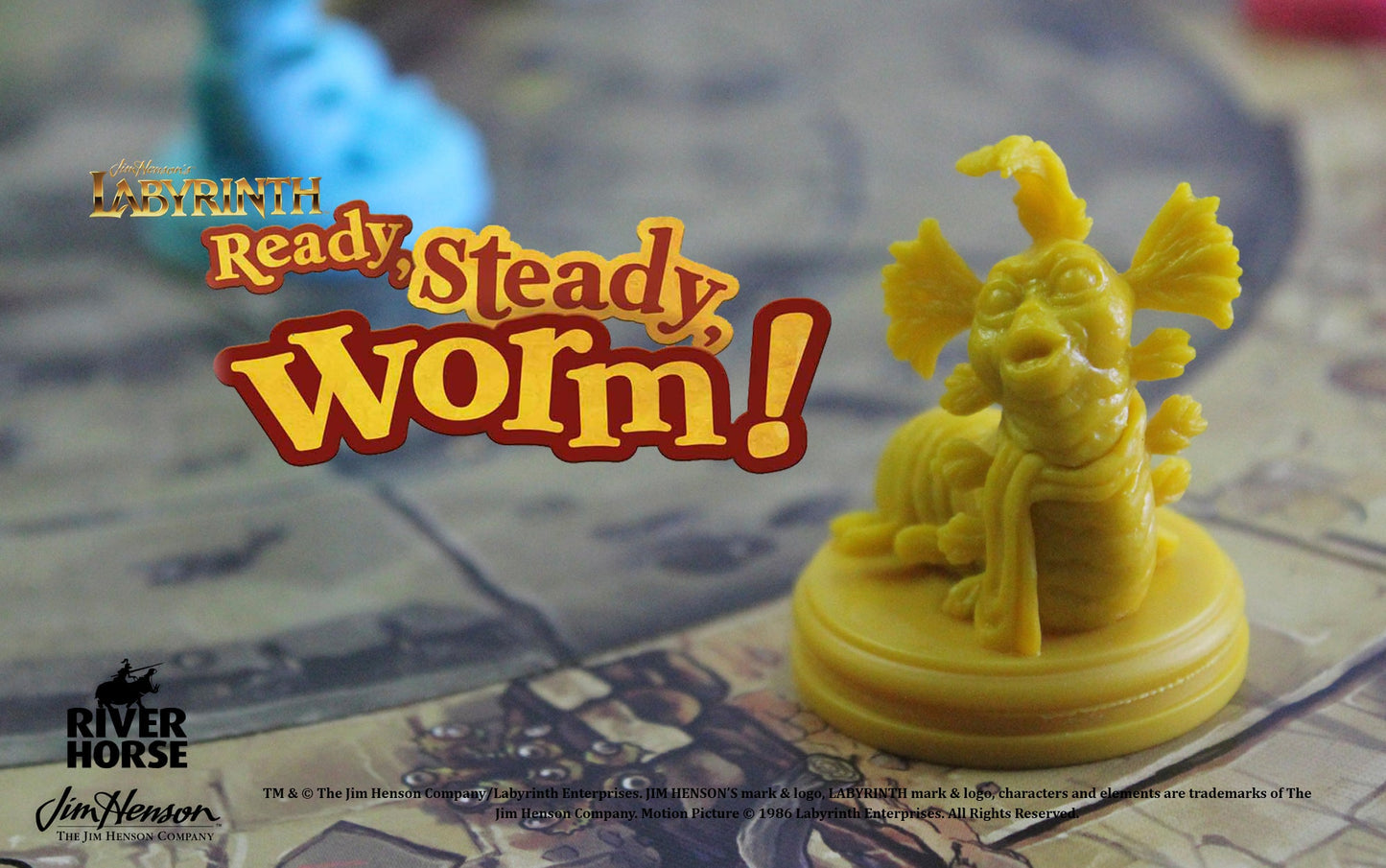 Jim Henson's Labyrinth - Ready, Steady, Worm! - Board Game - River Horse