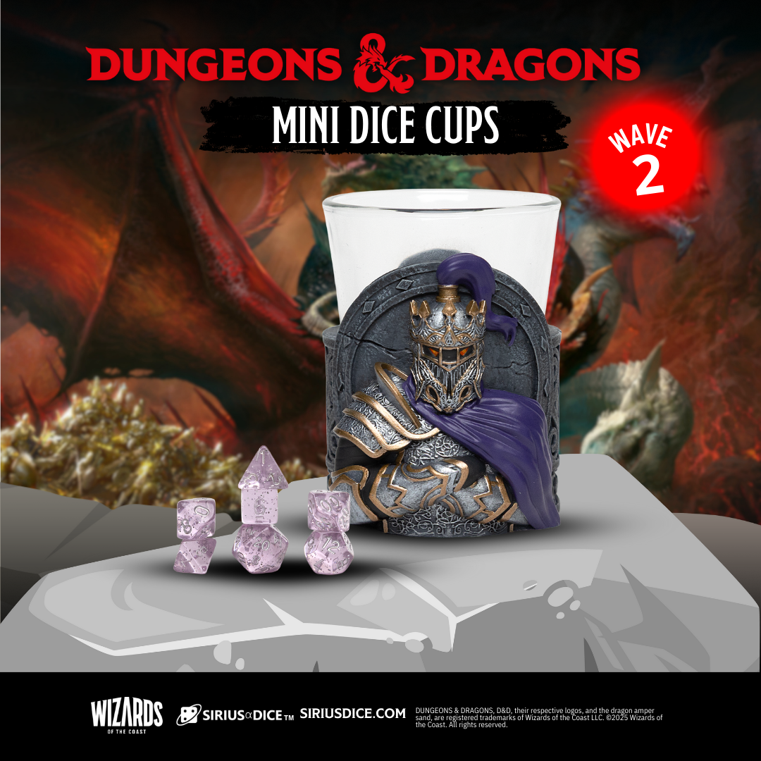 D&D Mini Dice Cups - Series 1 & 2 Bundle