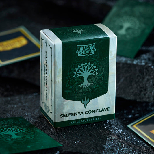 Dragon Shield: (100 Card Sleeves) Matte Dual Art - Selesnya Conclave - Guildpact Series - Magic: The Gathering