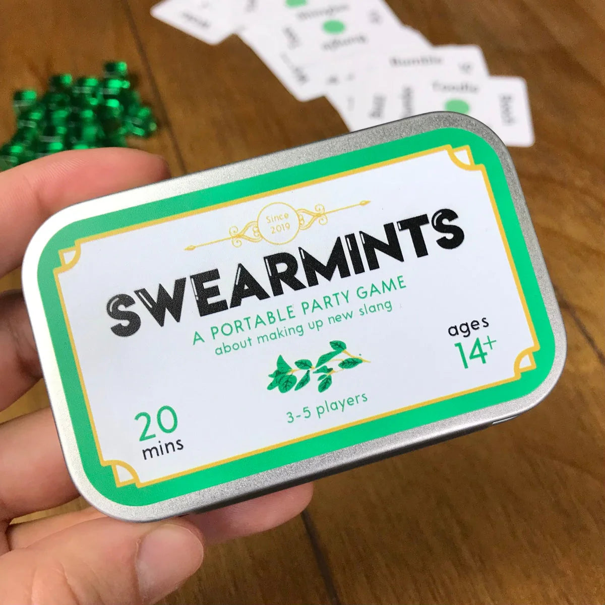 Swearmints - Portable Party Game - Safe for Work! - Cheer Up Games