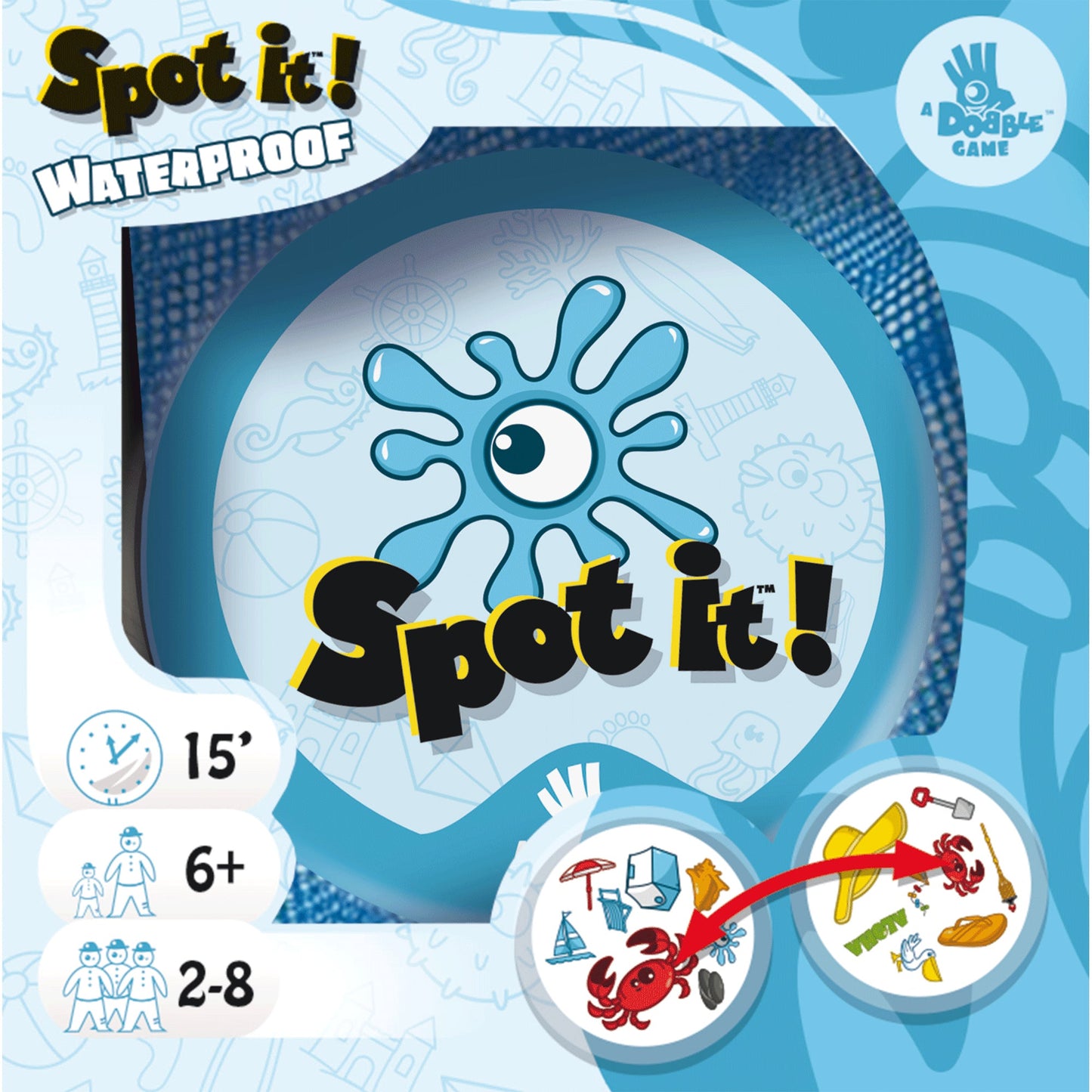 Spot It! Waterproof - A Splashingly Good Game - Asmodee Games