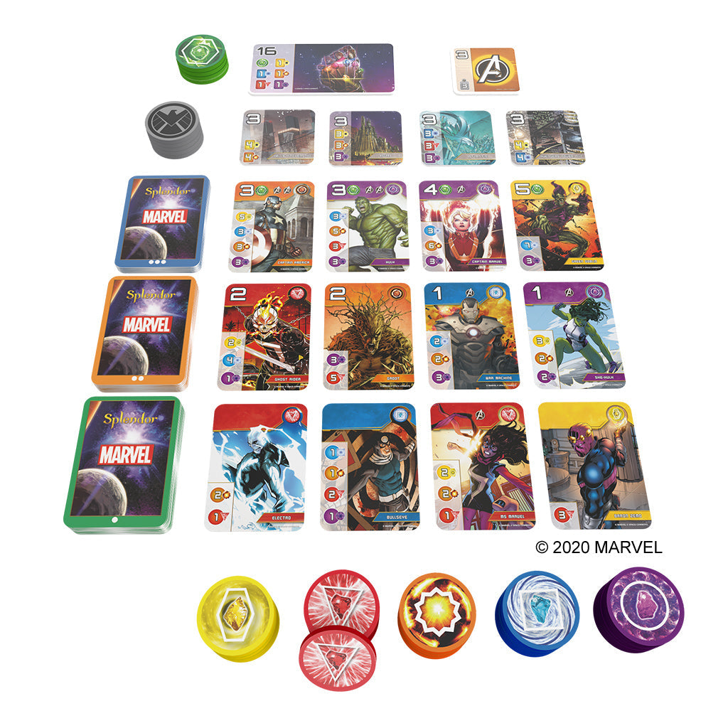 Splendor Marvel - The Fight for the Gauntlet is On!