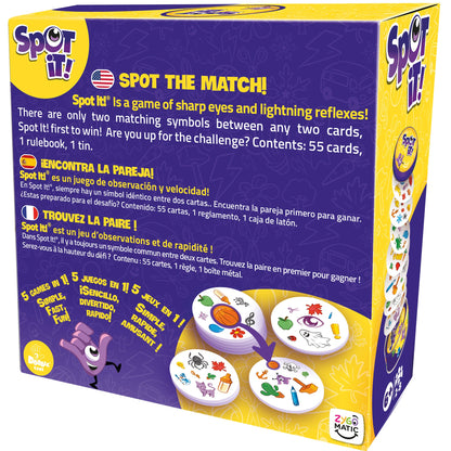 Spot It! Classic - A Truly Amazing Family Game - Asmodee Games
