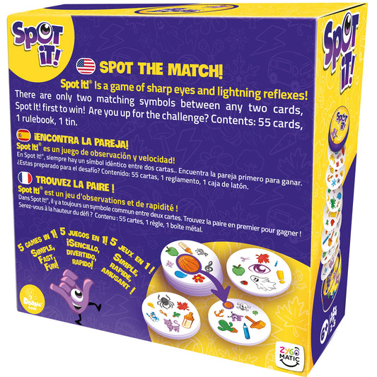 Spot It! Classic - A Truly Amazing Family Game - Asmodee Games