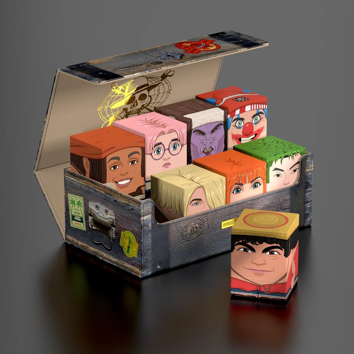 Squaroes - Archive - One Piece Collector's Case - Wooden Chest