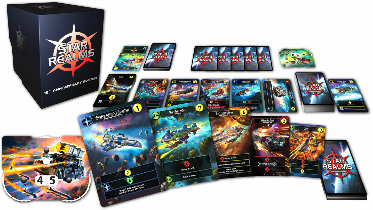 Star Realms 10th Anniversary Edition - Deck Building Game - Wise Wizard Games