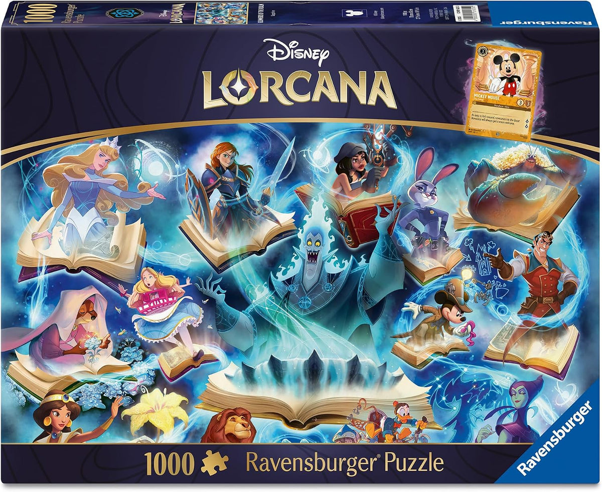 Adult Puzzle 1000 pieces - Disney Lorcana TCG - Glimmers of the Realm: Steel