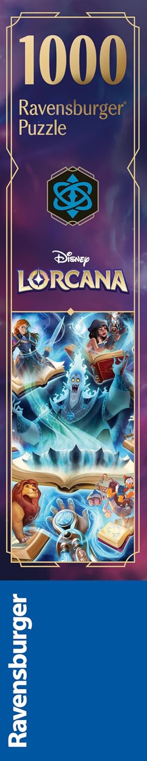 Adult Puzzle 1000 pieces - Disney Lorcana TCG - Glimmers of the Realm: Steel