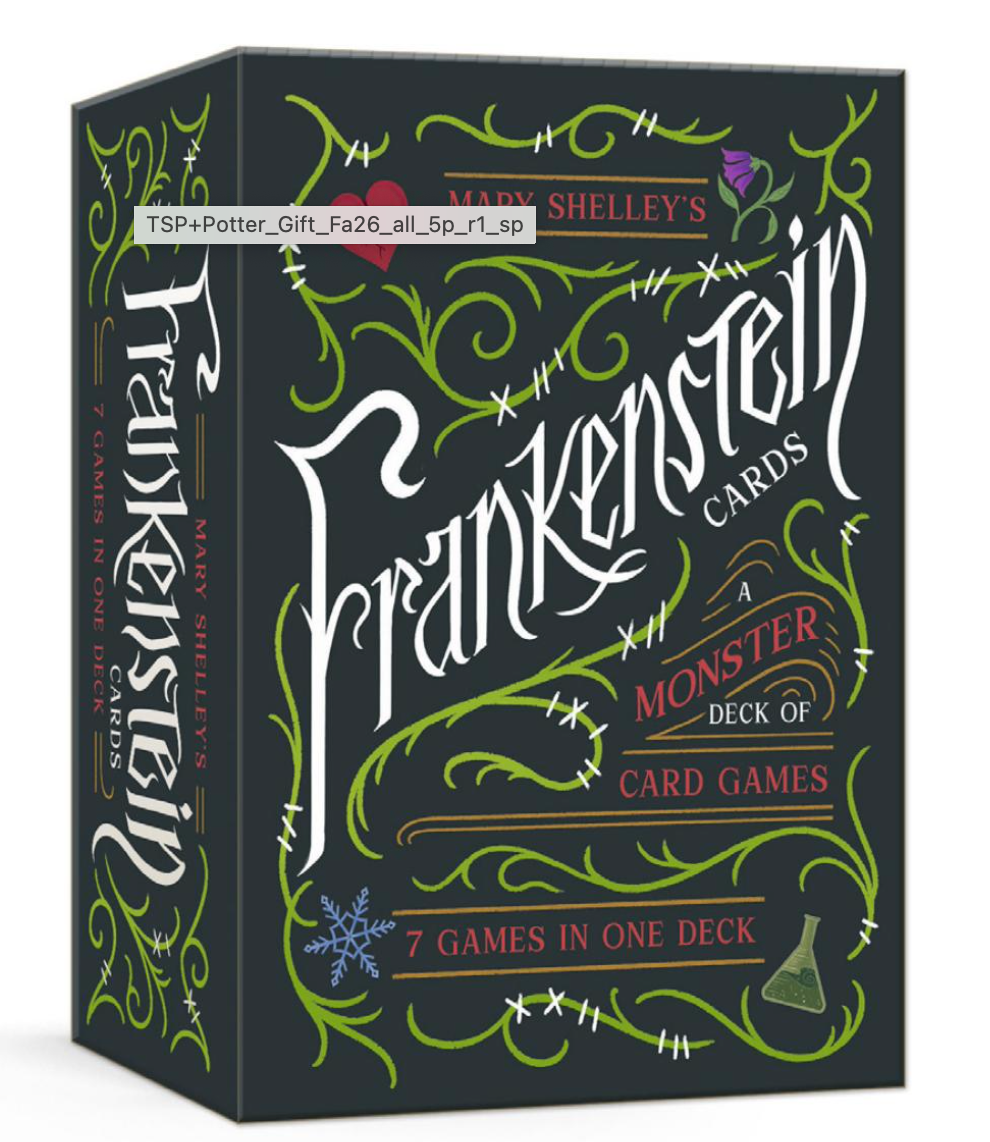 Mary Shelley's Frankenstein Cards - A Monster Deck of 7 Different Card Games