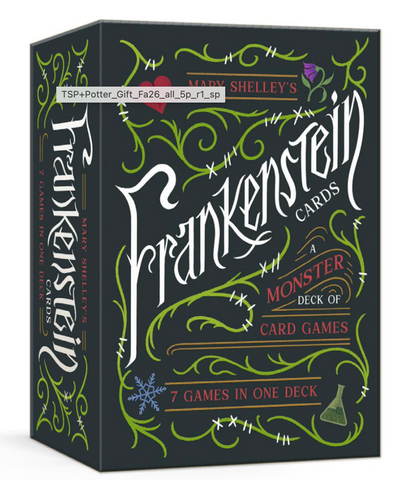 Mary Shelley's Frankenstein Cards - A Monster Deck of 7 Different Card Games