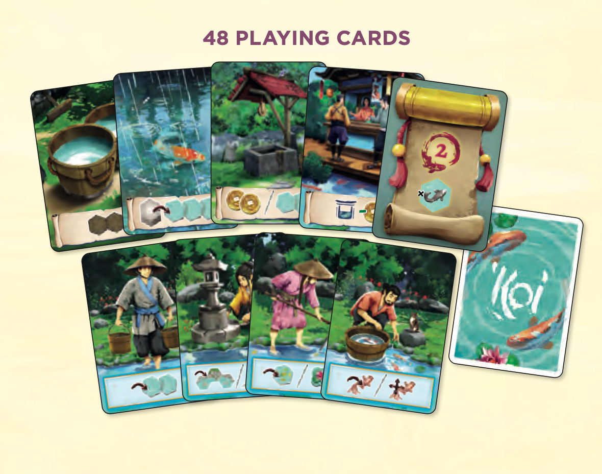 KOI - A Beautiful Water Feature Board Game - dv Giochi