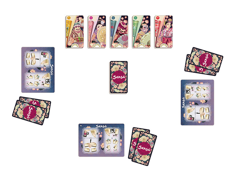 Sensu - Master the art of Japanese Fans - Card Game - dv Gnocchi