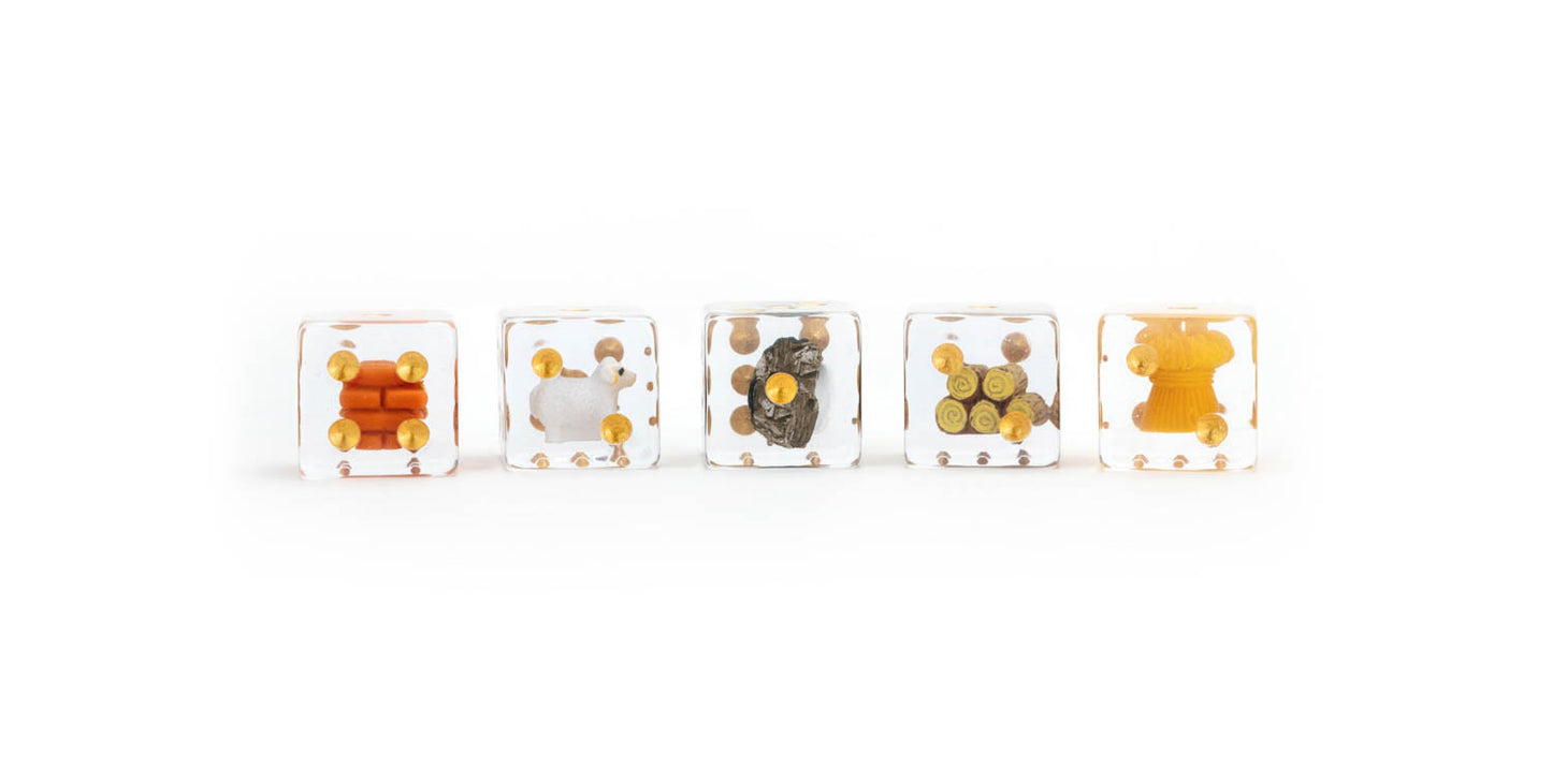 CATAN® Inclusion Dice d6 Dice - Fanroll Dice