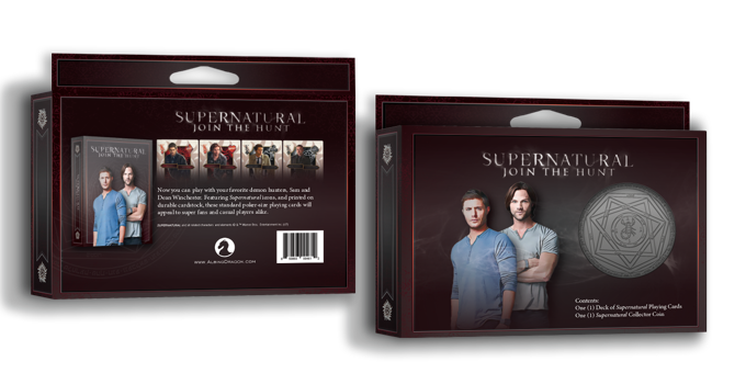 Assorted Licensed Playing Card Gift Sets - Collector Boxes with Deck of Playing Cards and a Collector Coin - Albino Dragon