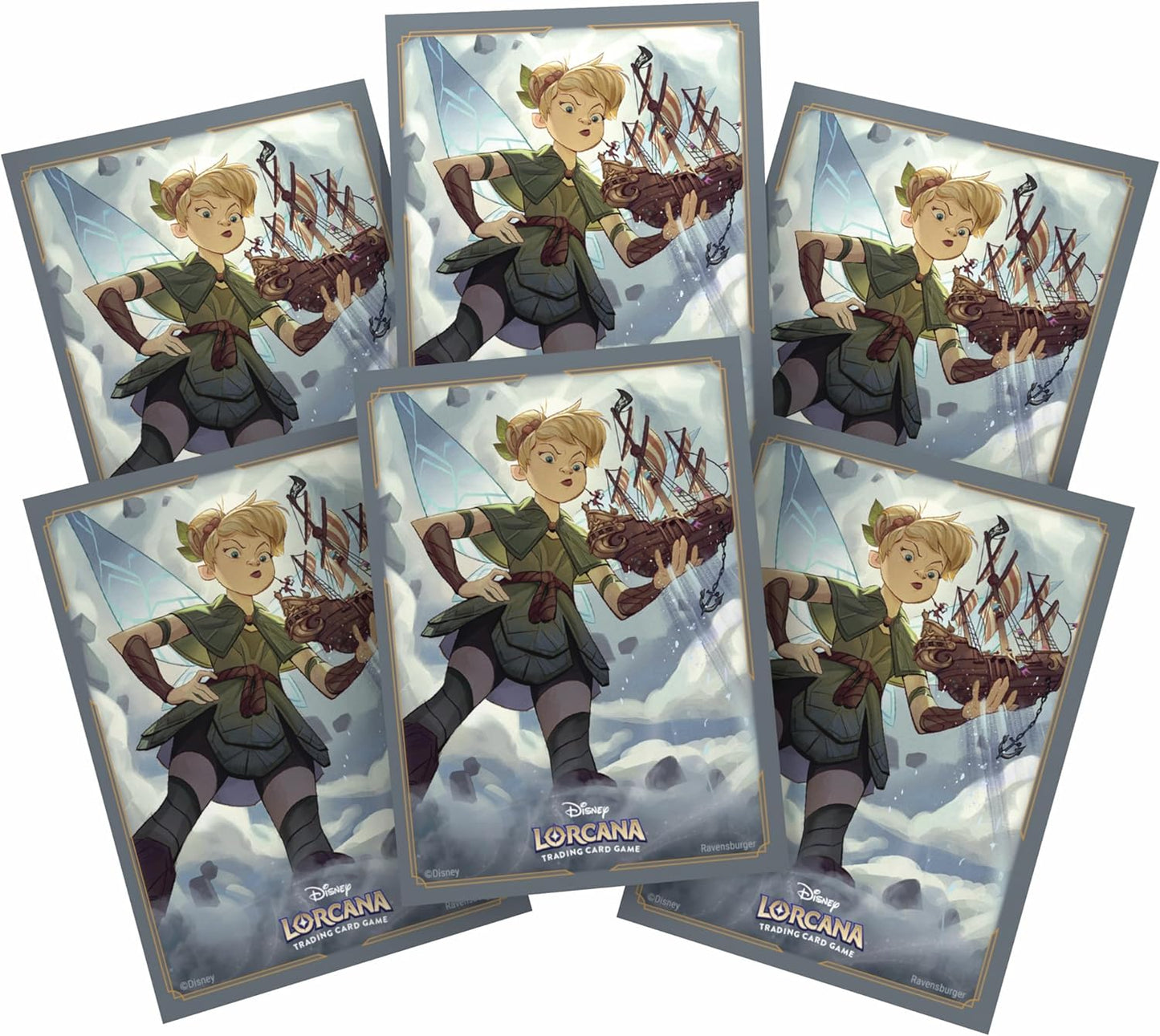 Disney's Lorcana - Reign of Jafar - Giant Tinkerbell - 65 Card Sleeves - Ravensburger