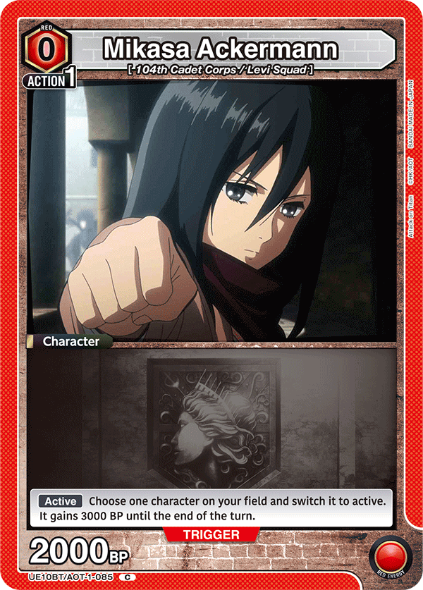 Union Arena TCG: Attack on Titan Booster Pack - BanDai