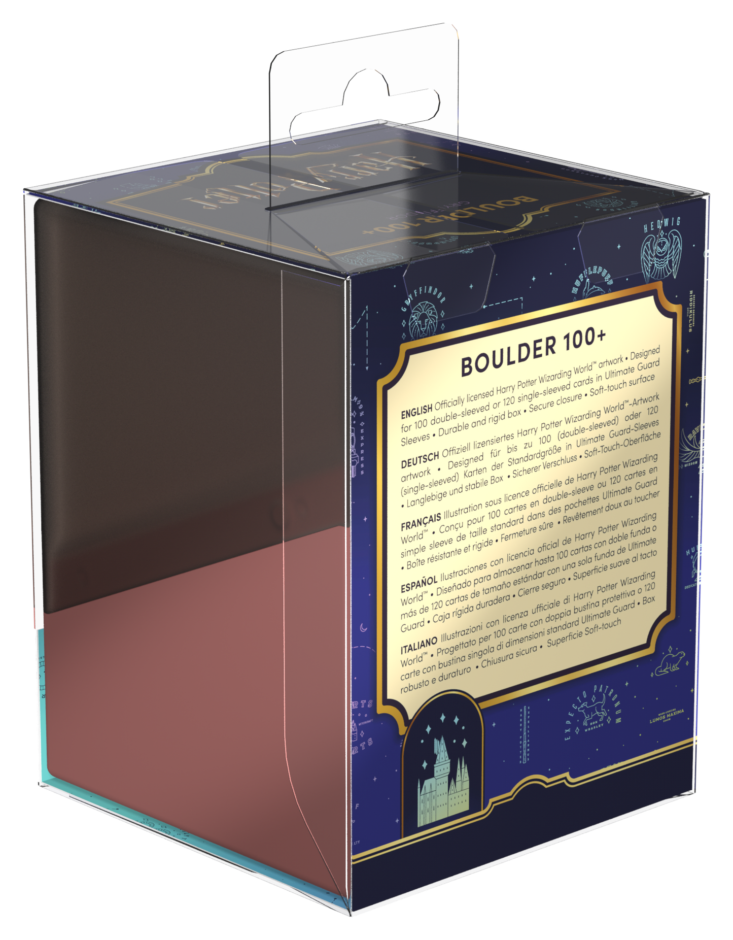 Harry Potter: Hogwarts Houses Gryffindor - Boulder 100+ Deck Box - Ultimate Guard
