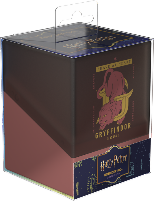 Harry Potter: Hogwarts Houses Gryffindor - Boulder 100+ Deck Box - Ultimate Guard