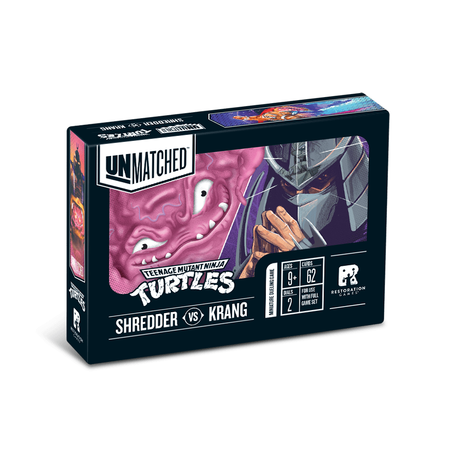 Unmatched Adventures: TMNT - Teenage Mutant Ninja Turtles: Shredder/Krang Hero Deck Expansion - Restoration Games