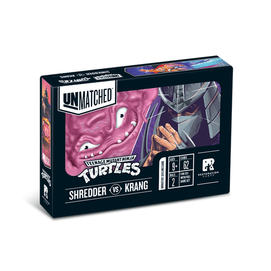 Unmatched Adventures: TMNT - Teenage Mutant Ninja Turtles: Shredder/Krang Hero Deck Expansion - Restoration Games