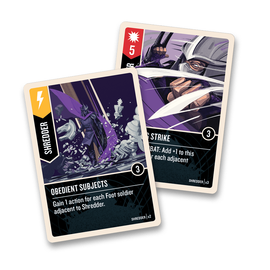 Unmatched Adventures: TMNT - Teenage Mutant Ninja Turtles: Shredder/Krang Hero Deck Expansion - Restoration Games