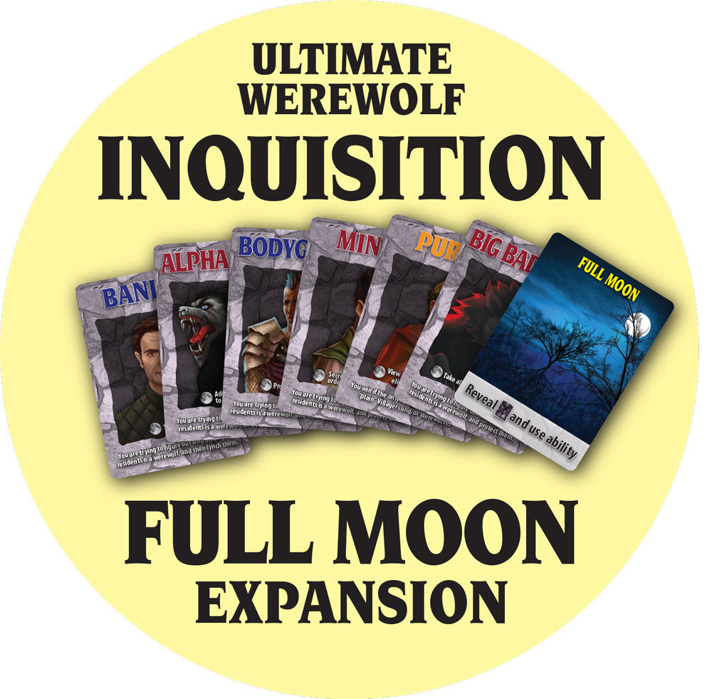 Bezier Games - Ultimate Werewolf - INQUISITION + Full Moon Expansion Included!