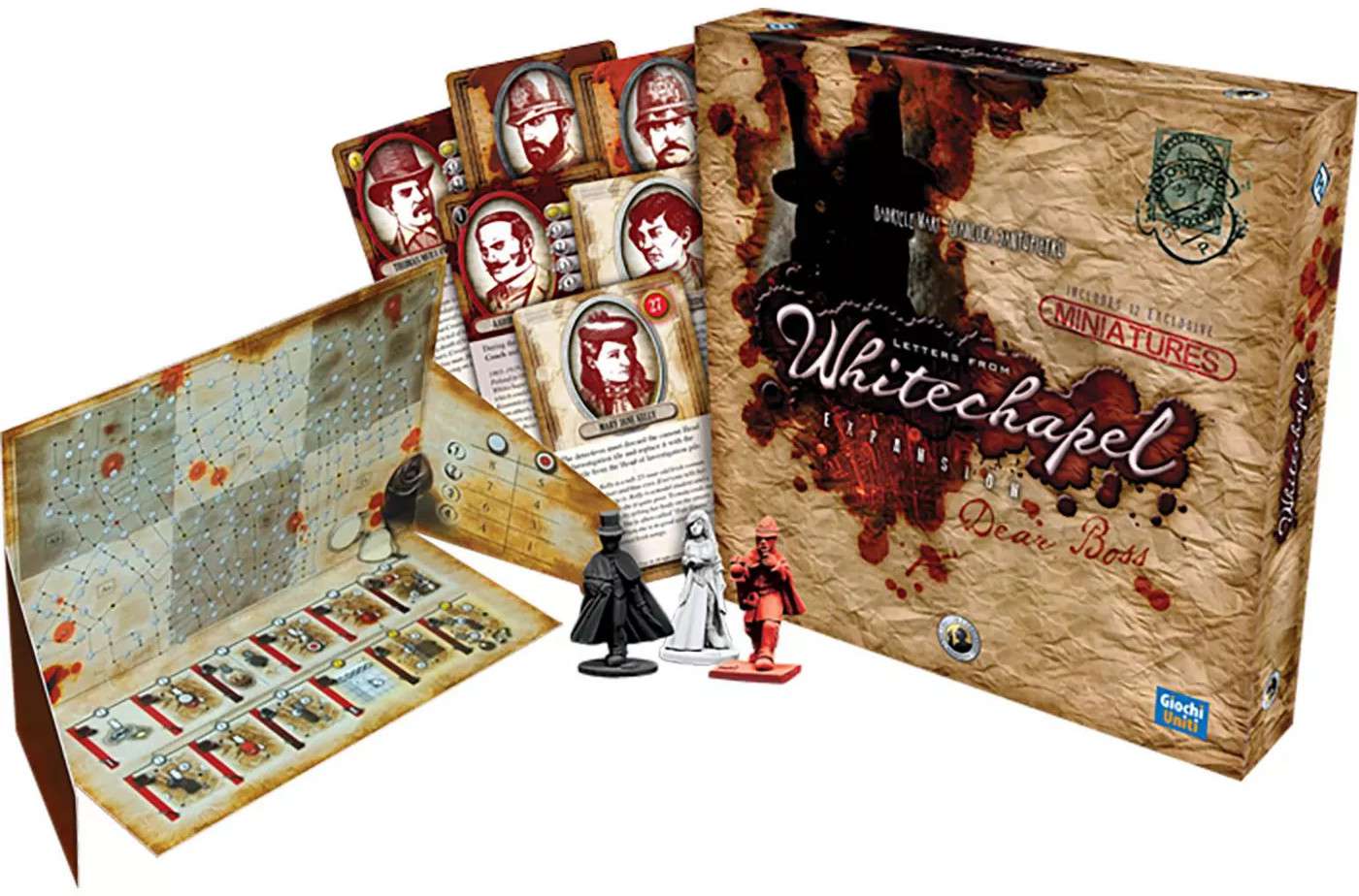 Letters from Whitechapel - Dear Boss Expansion - A Mystery Board Game - Fantasy Flight